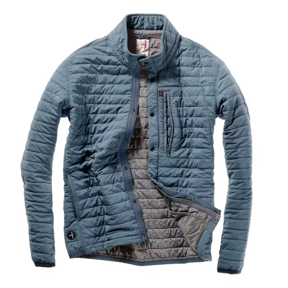 Relwen Men's Windzip Jacket - Cadet Navy Medium